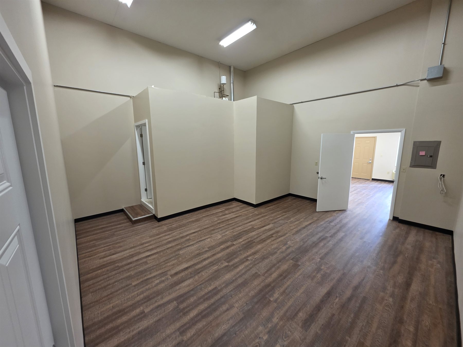 Completed commercial LVP flooring replacement