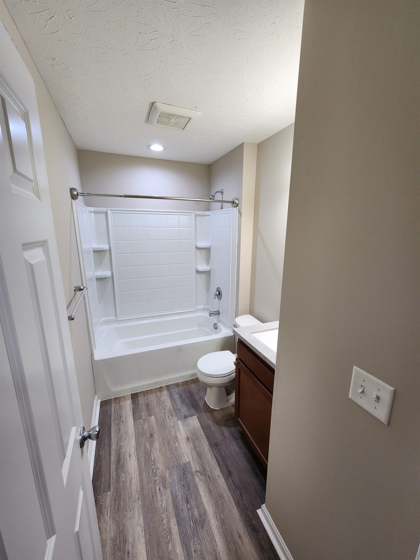 Second view of the completed bathroom