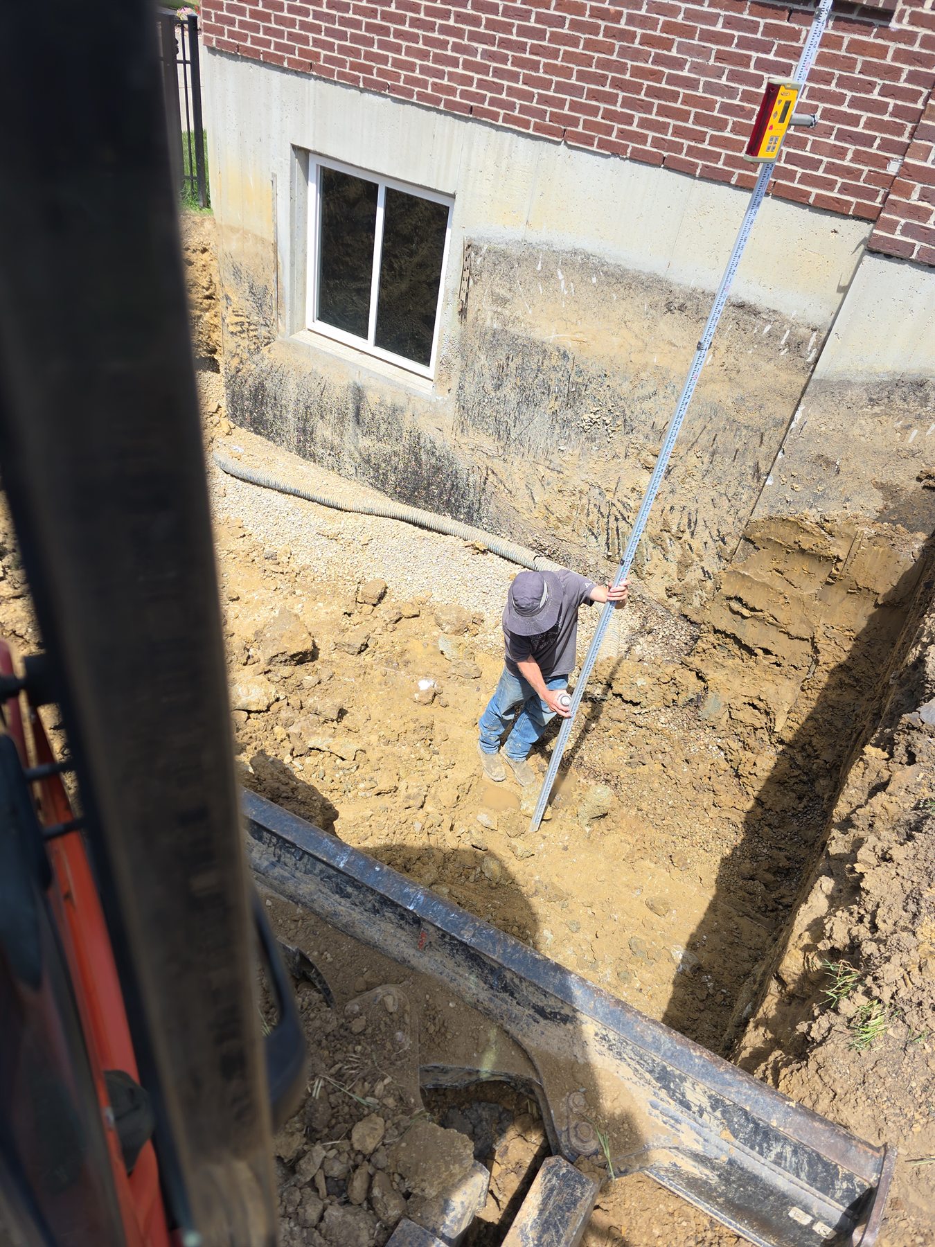K4 basement walkout construction photo 6 of 33