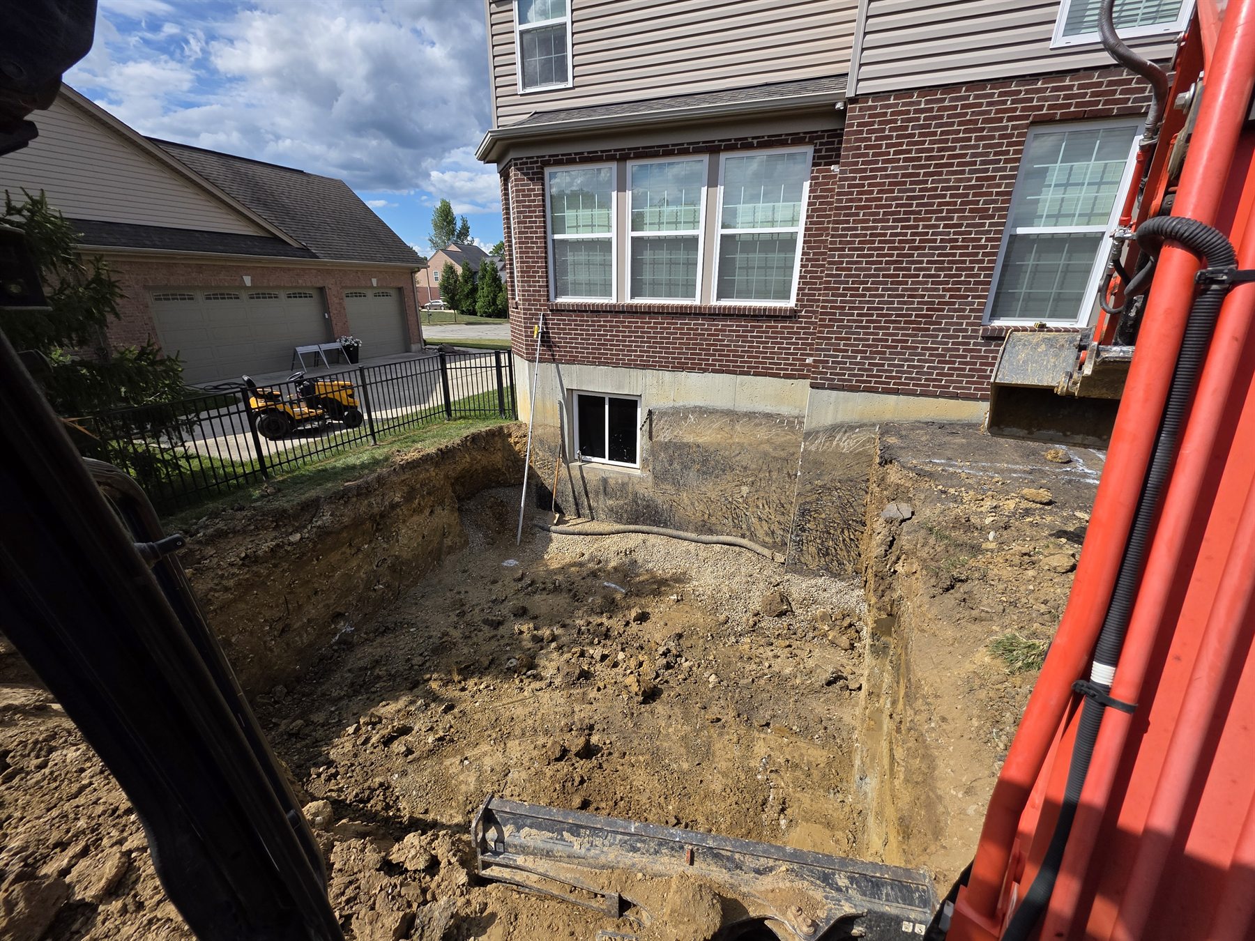 K4 basement walkout construction photo 7 of 33