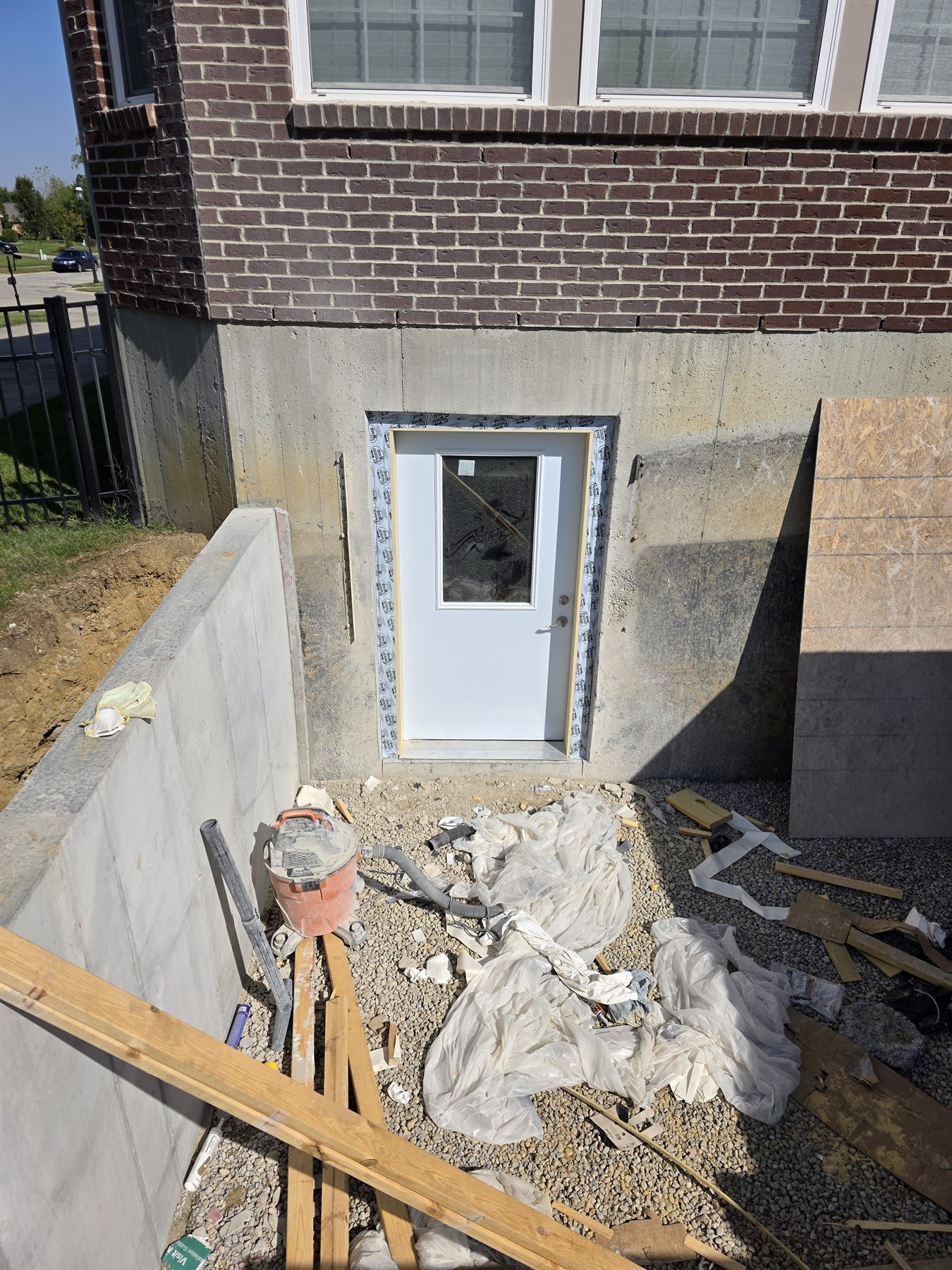 K4 basement walkout construction photo 18 of 33