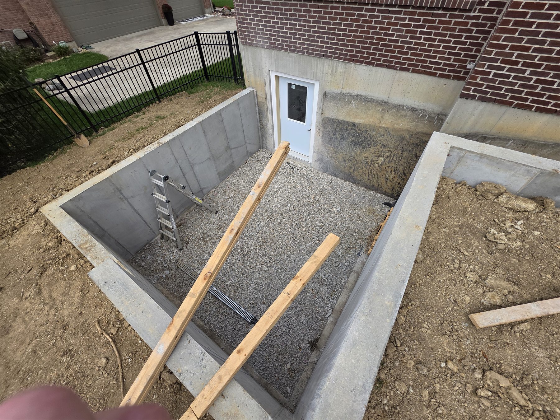 K4 basement walkout construction photo 24 of 33