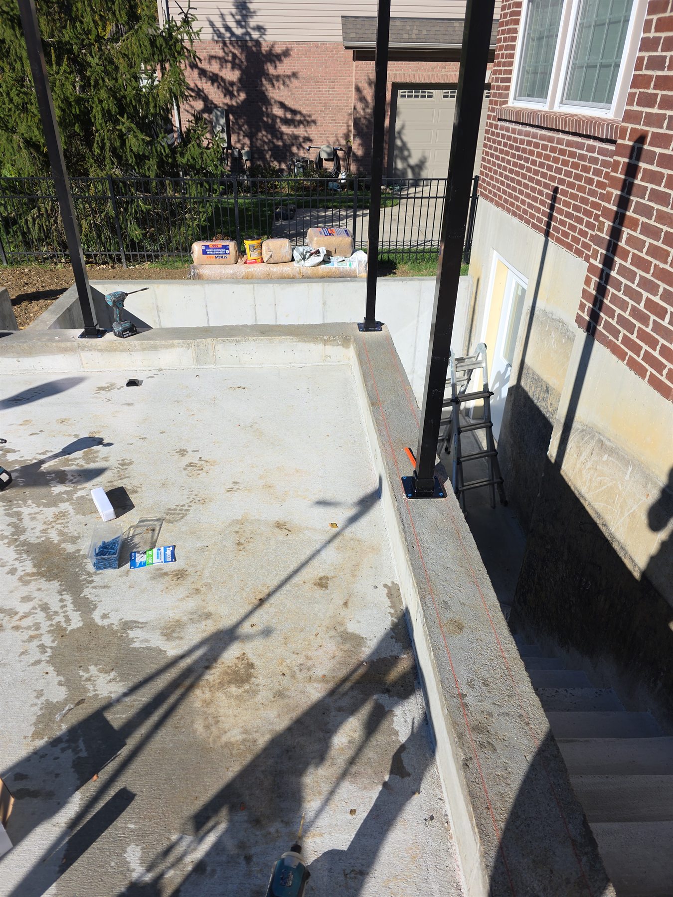 K4 basement walkout construction photo 28 of 33